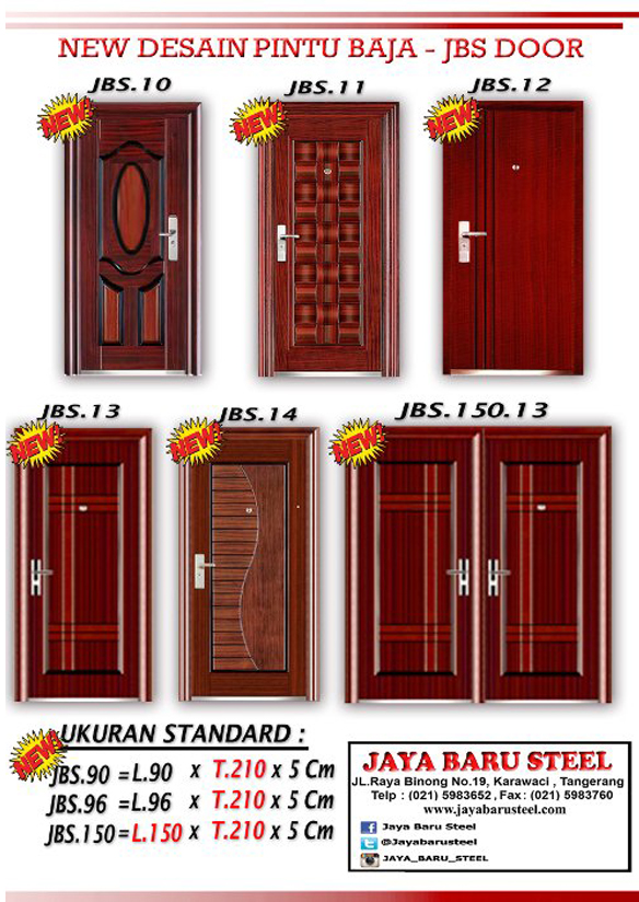 New Desain Pintu Baja - JBS DOOR