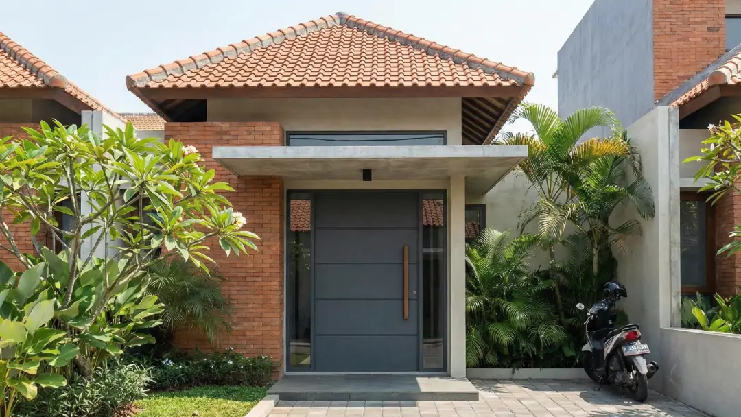 pintu baja minimalis