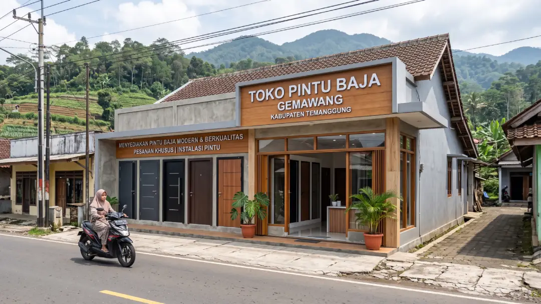 Toko Pintu Baja di Kecamatan Gemawang KABUPATEN Temanggung