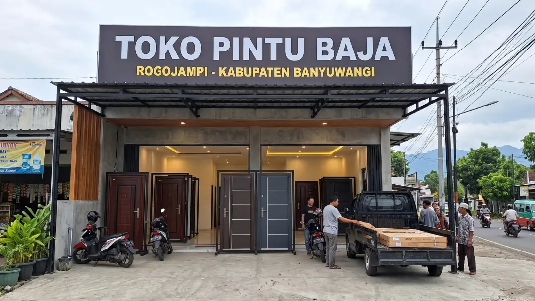 Toko Pintu Baja di kecamatan Rogojampi KABUPATEN BANYUWANGI