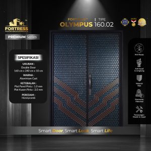 Pintu Fortress Tipe PRIME 160.02 Bahan Baja